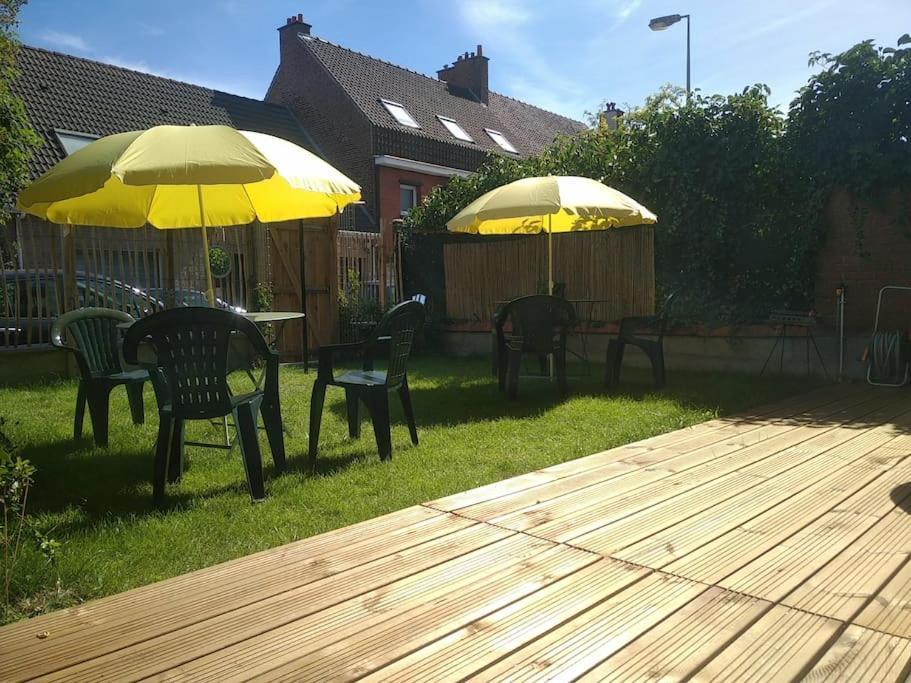 La Brise Malouine Au Bord De Mer Avec Jardin Dunkirk Exterior foto